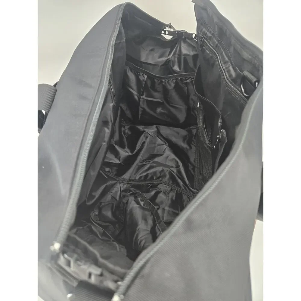 Enzosum Black Convertible Duffle Garment Travel Bag New With Tags